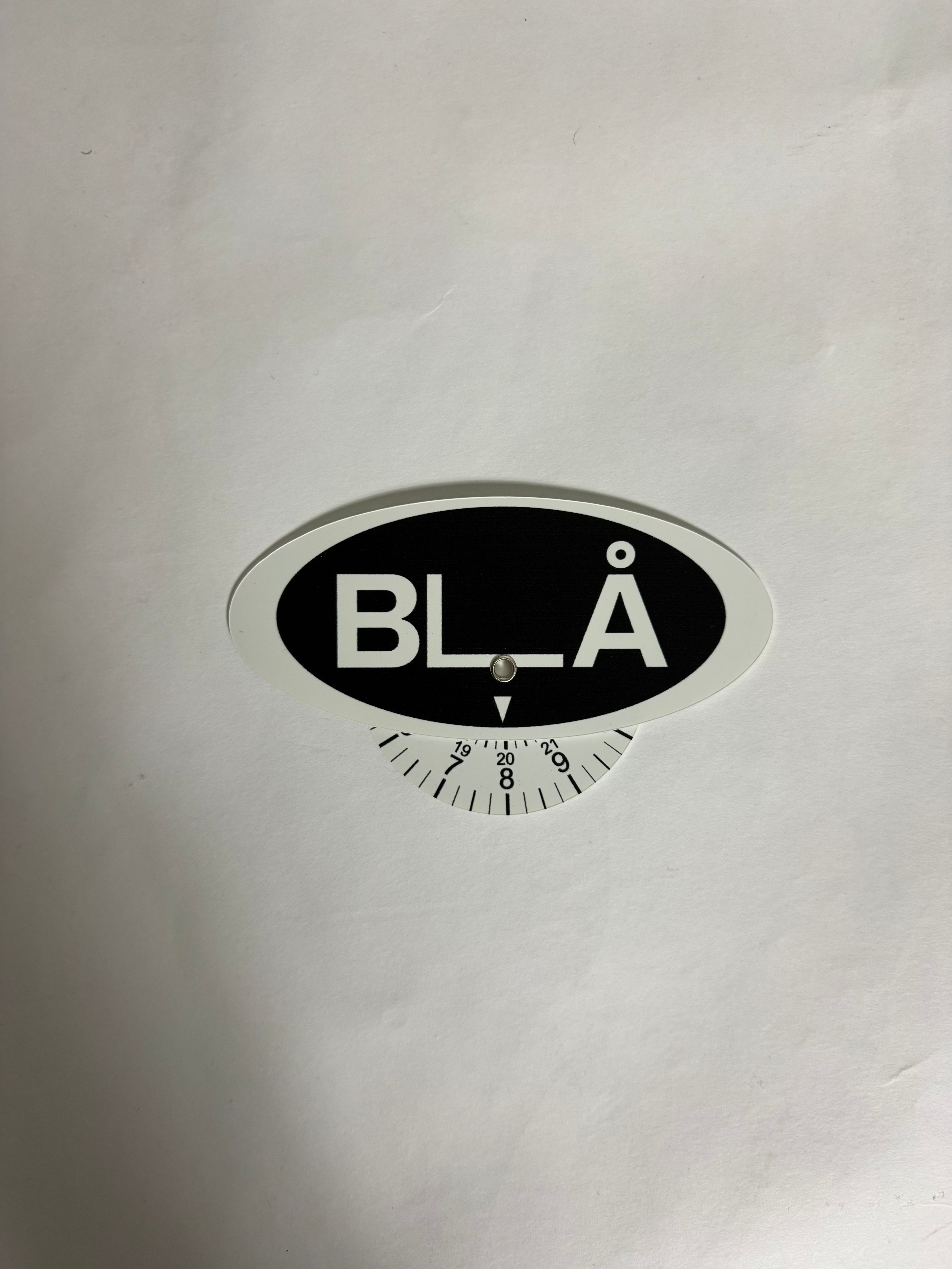 BLÅ P-SKIVA